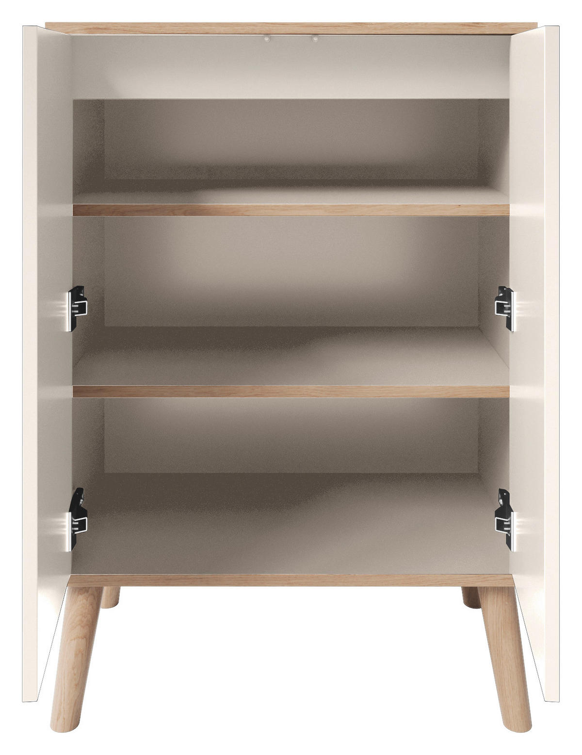 MIDISCHRANK 60/87/32,5 cm  - Champagner/Eiche Artisan, MODERN, Holzwerkstoff/Kunststoff (60/87/32,5cm) - MID.YOU