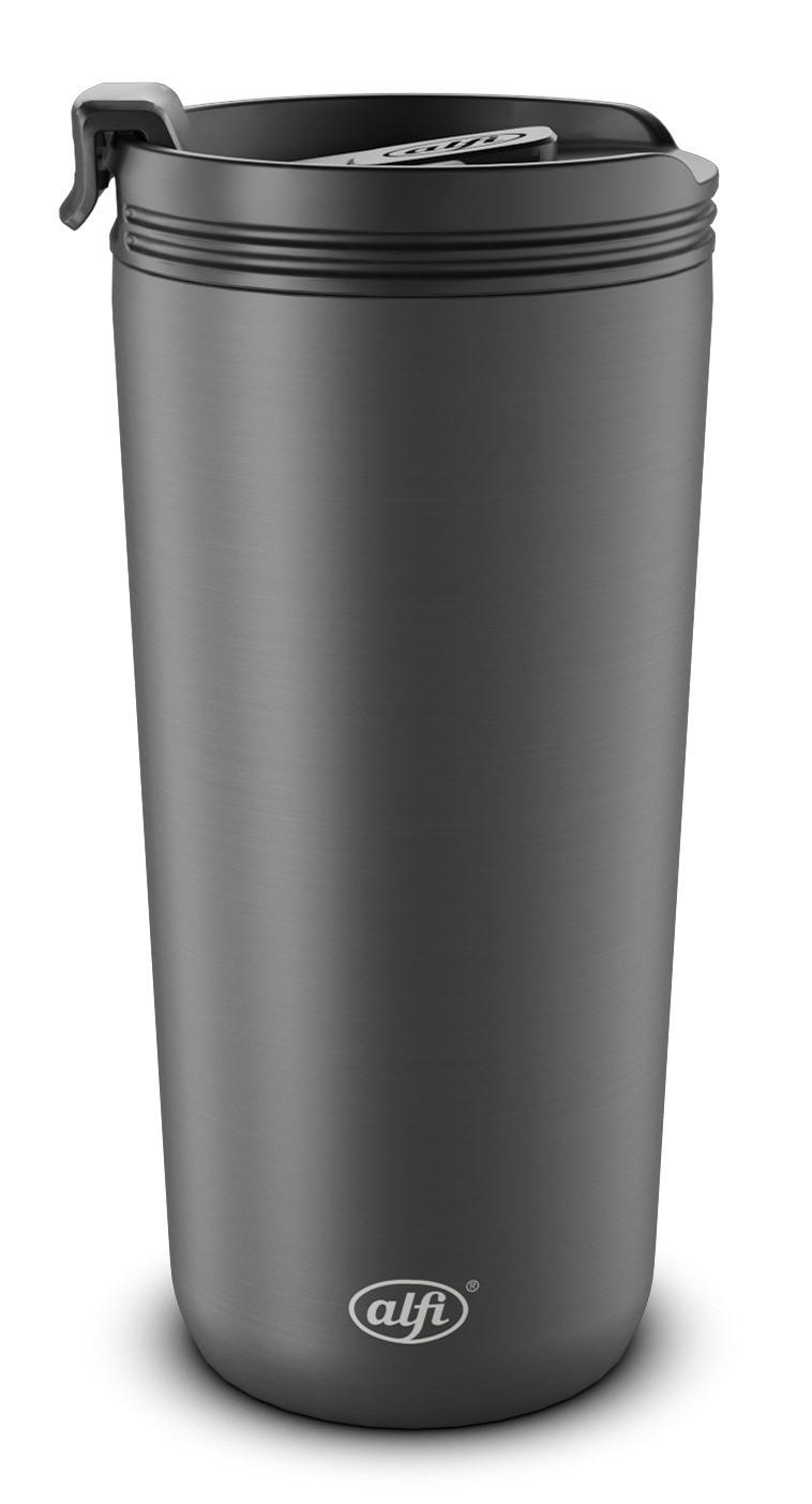 THERMOBECHER ISO COFFEE MUG 0,4 L  - Schwarz, Design, Metall (0,4l) - Alfi