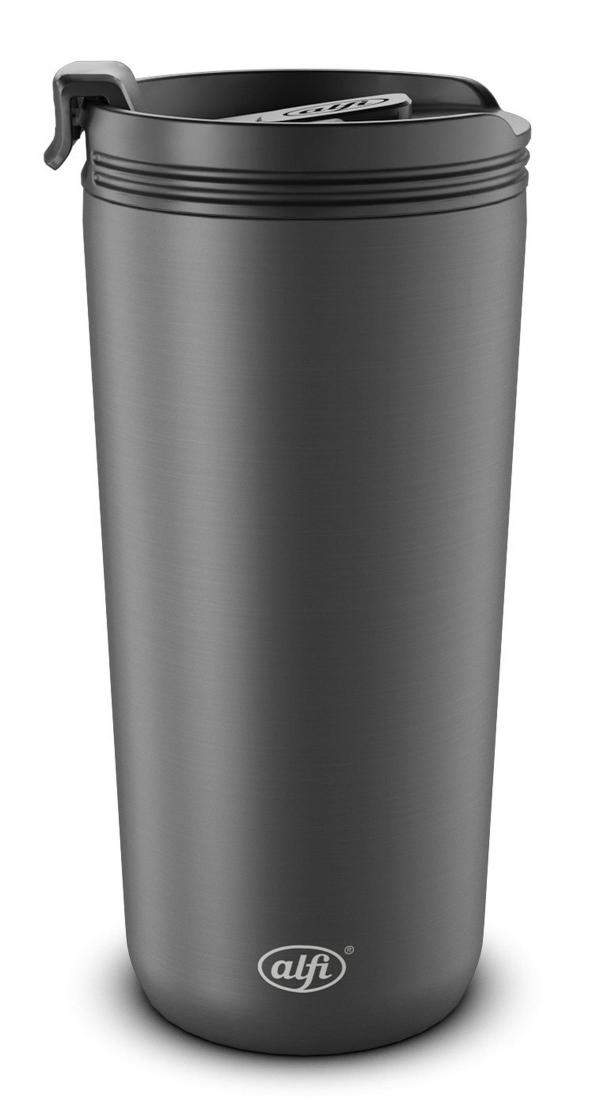 THERMOBECHER ISO COFFEE MUG 0,4 L  - Schwarz, Design, Metall (0,4l) - Alfi