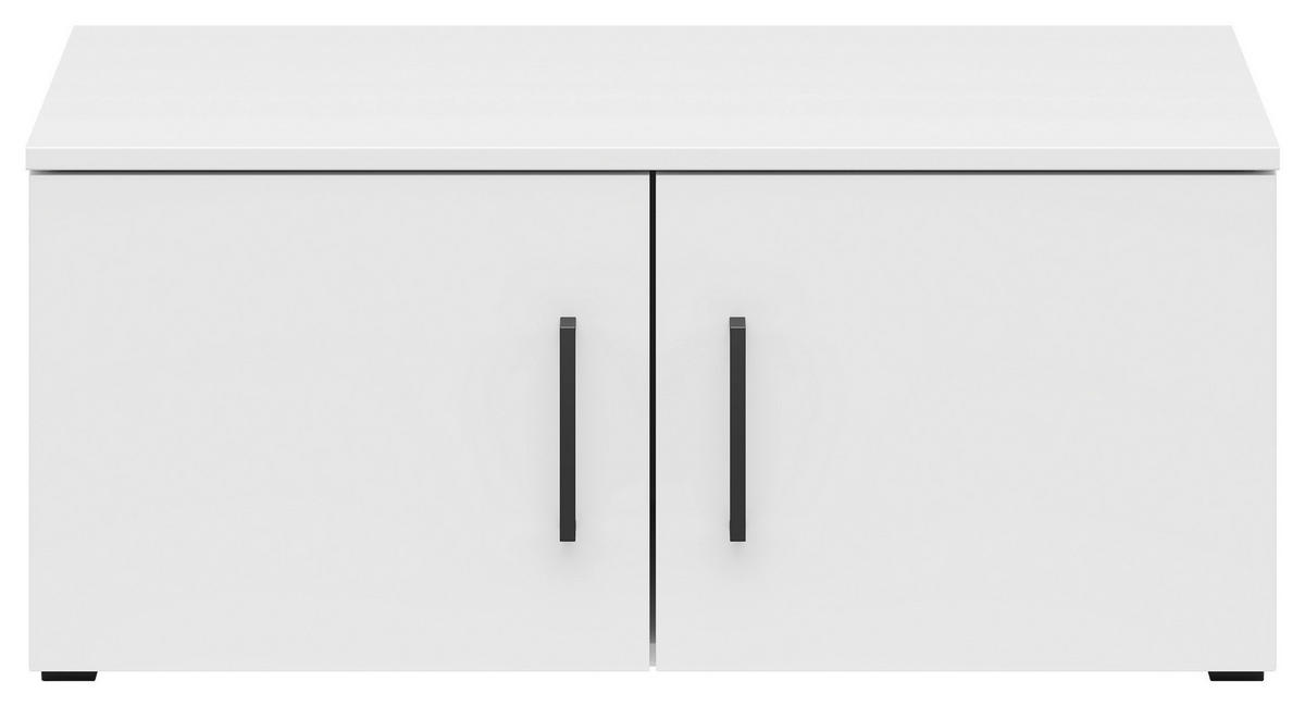 NADSTAVEC NA SKRIŇU, biela, 80/35/40 cm - čierna/biela, Modern, kompozitné drevo/plast (80/35/40cm) - Carryhome