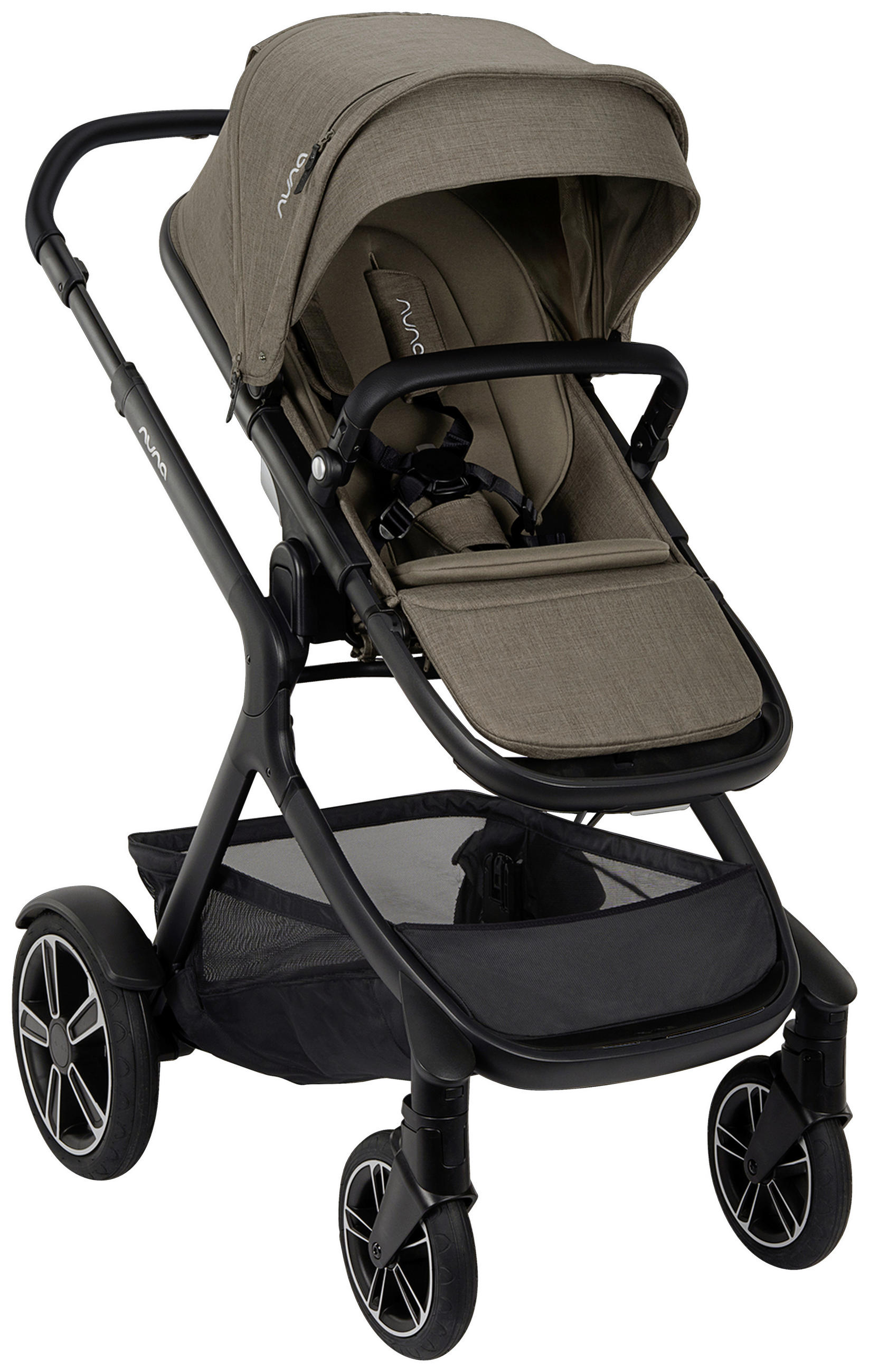 GESCHWISTERWAGEN Demi next  - Schwarz, Basics, Metall (63/123/83cm) - Nuna