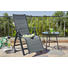 GARTEN-RELAXSESSEL Aluminium - Anthrazit/Grau, KONVENTIONELL, Textil/Metall (60/110/72cm) GARTEN-RELAXSESSEL Aluminium - Anthrazit/Grau, KONVENTIONELL, Textil/Metall (60/110/72cm)