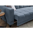 ECKSOFA in Webstoff Blau  - Blau/Schwarz, Design, Holz/Textil (302/216cm) - Xora