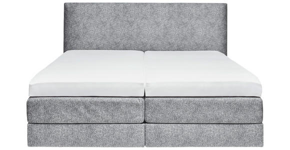 BOXSPRINGBETT 180/200 cm  in Grau  - Grau, KONVENTIONELL, Holz/Textil (180/200cm) - Dieter Knoll