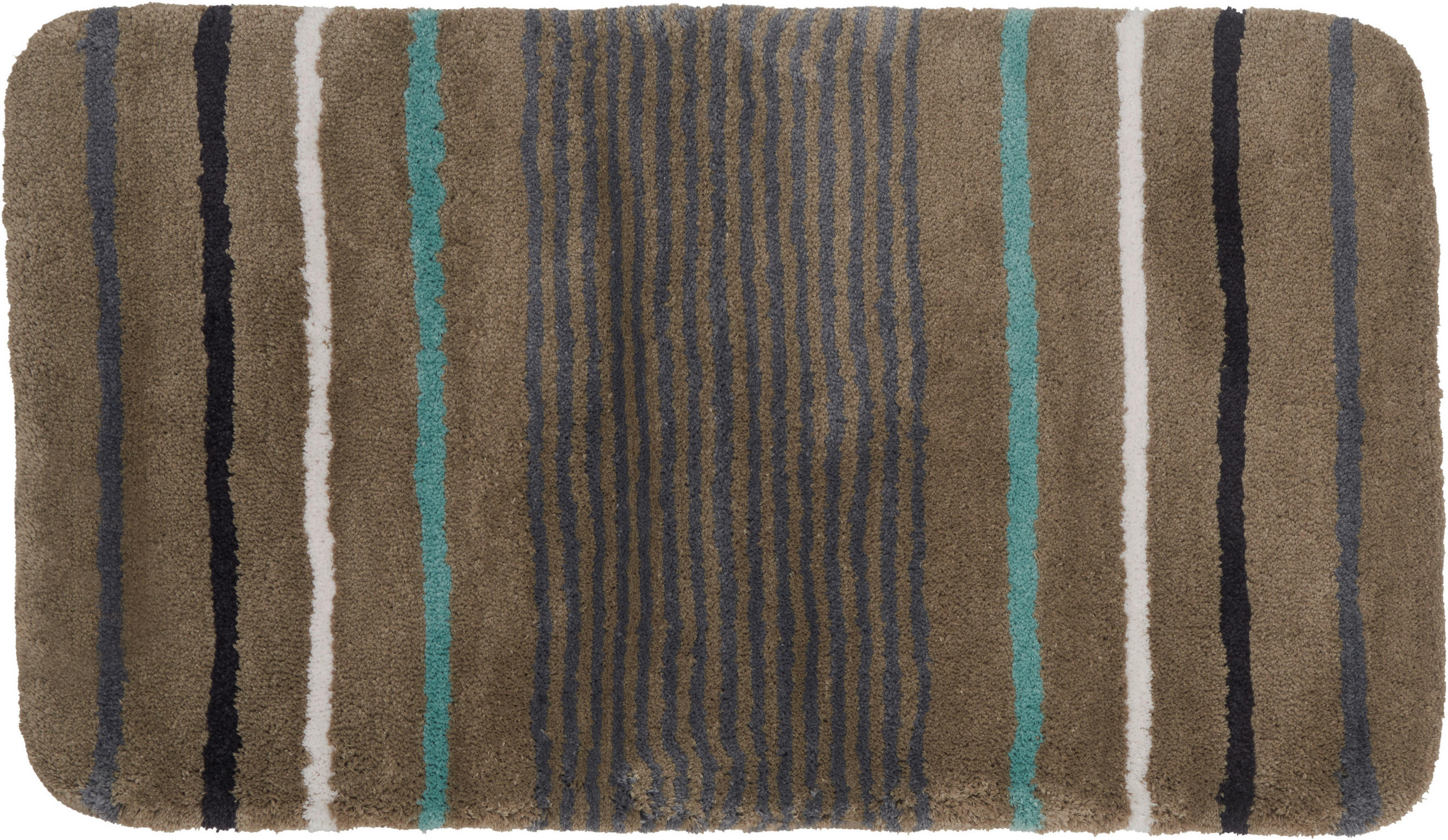 BADEMATTE Braun 60/100 cm  - Braun, KONVENTIONELL, Textil (60/100cm) - Esposa