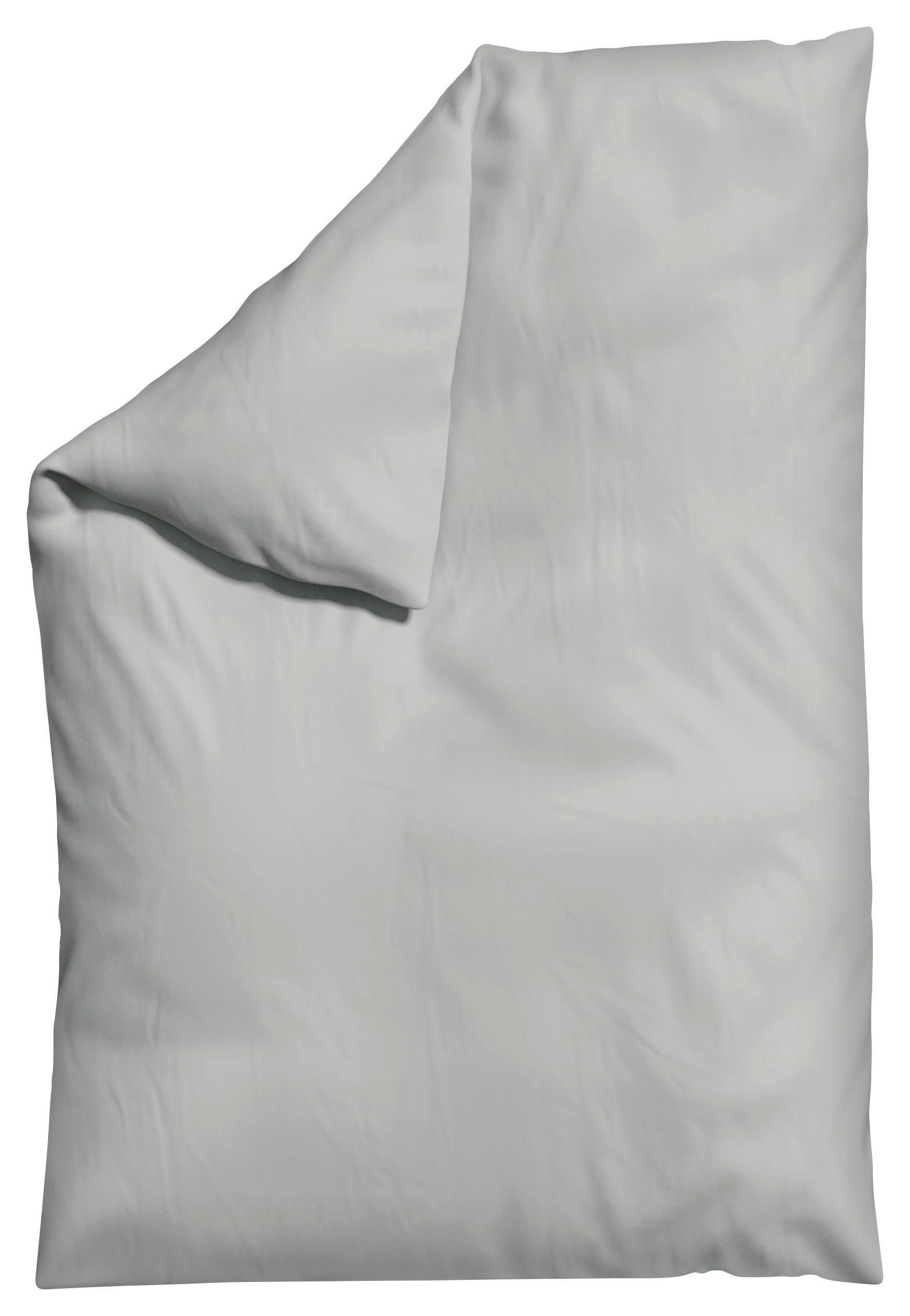 BETTDECKENBEZUG KNITTED JERSEY Jersey 135-140/200 cm  - Hellgrau, Basics, Textil (135-140/200cm) - Schlafgut