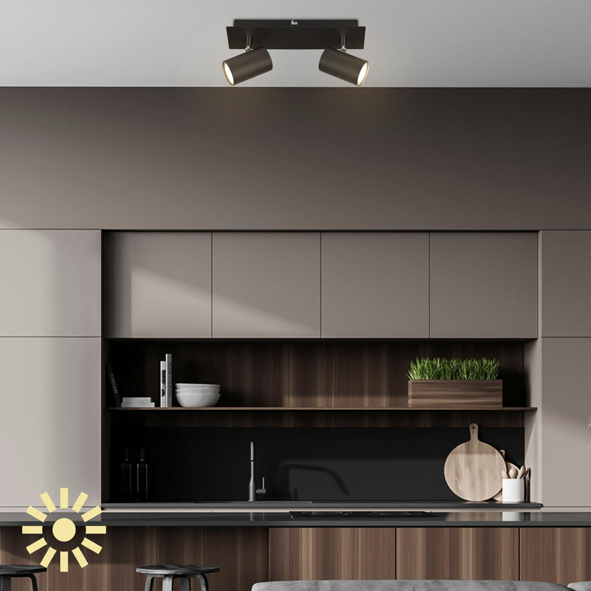 LED-LEUCHTMITTEL  - Silberfarben, Basics, Glas (5/5,6cm)