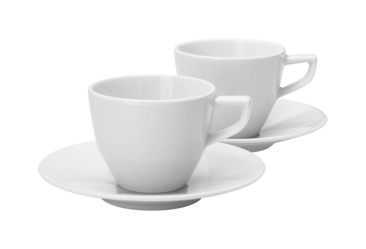 ESPRESSOTASSE MIT UNTERTASSE  - Design (6,4/11,5/5,0cm) - Joop!