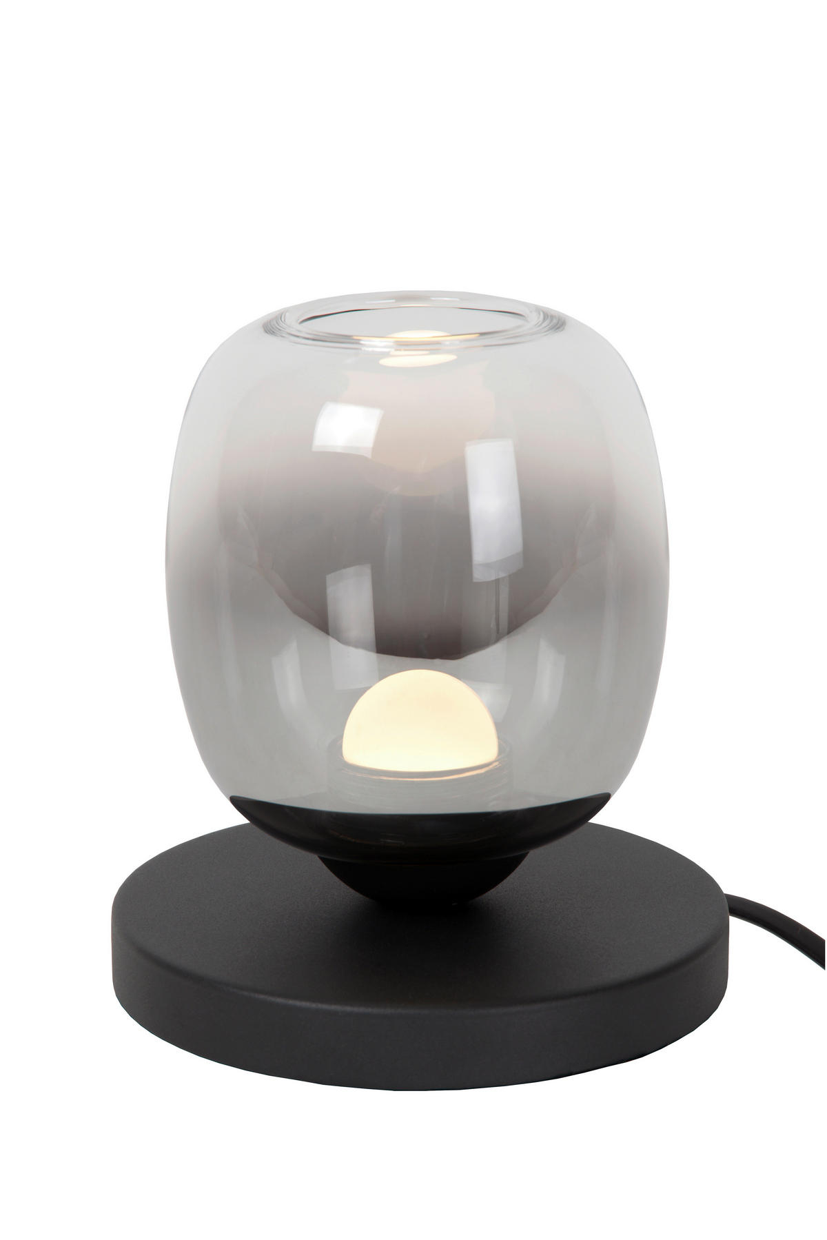 TISCHLEUCHTE TAMINO 15/15/16.5 cm   - Schwarz, Design, Metall (15/15/16.5cm) - Lucide