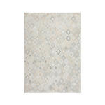 FLACHWEBETEPPICH 80/150 cm Spark 110 Grau/Silber Grau, Silberfarben  - Silberfarben/Grau, Basics, Leder/Textil (80/150cm) - Novel