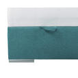 BOXBETT 140/200 cm  in Petrol  - Chromfarben/Petrol, KONVENTIONELL, Kunststoff/Textil (140/200cm) - Carryhome