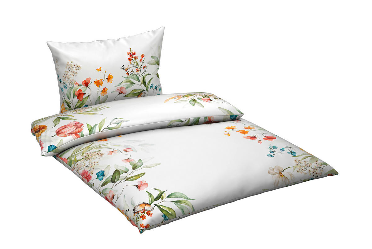 POSTELJINA SA DVA LICA 140/200 cm saten bela  - bela, Osnovno, tekstil (140/200cm) - Esposa