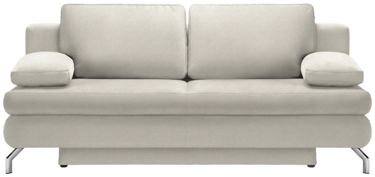 ROZKLÁDACÍ POHOVKA, přírodní barvy - barvy chromu/přírodní barvy, Design, kov (200/91/92cm) - Novel