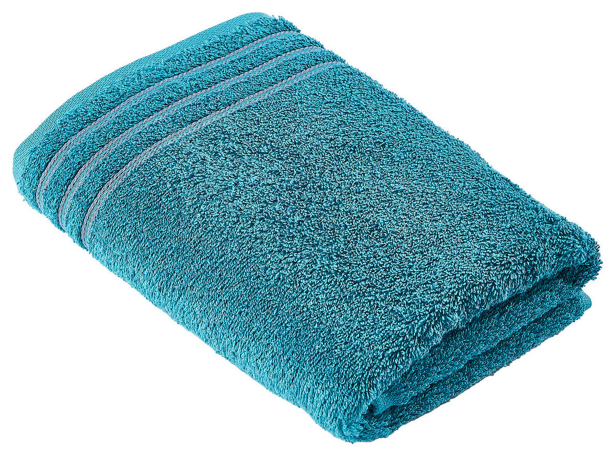 HANDTUCH 50/100 cm Grossetto Türkis  - Türkis, Basics, Textil (50/100cm) - Vossen