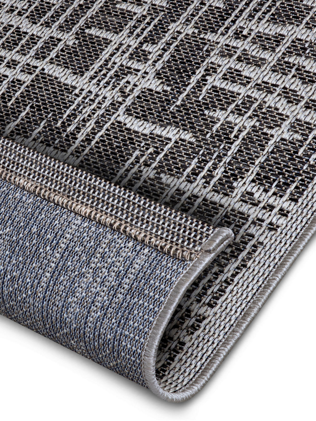 OUTDOORTEPPICH 63/120 cm Clyde Beige, Grau  - Beige/Grau, Design, Kunststoff (63/120cm) - Hanse Home