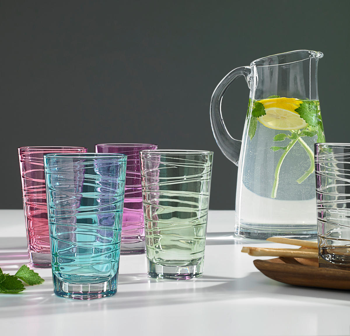 GLASKRUG 1,7 l  - Klar, Konventionell, Glas (1,7l) - Leonardo
