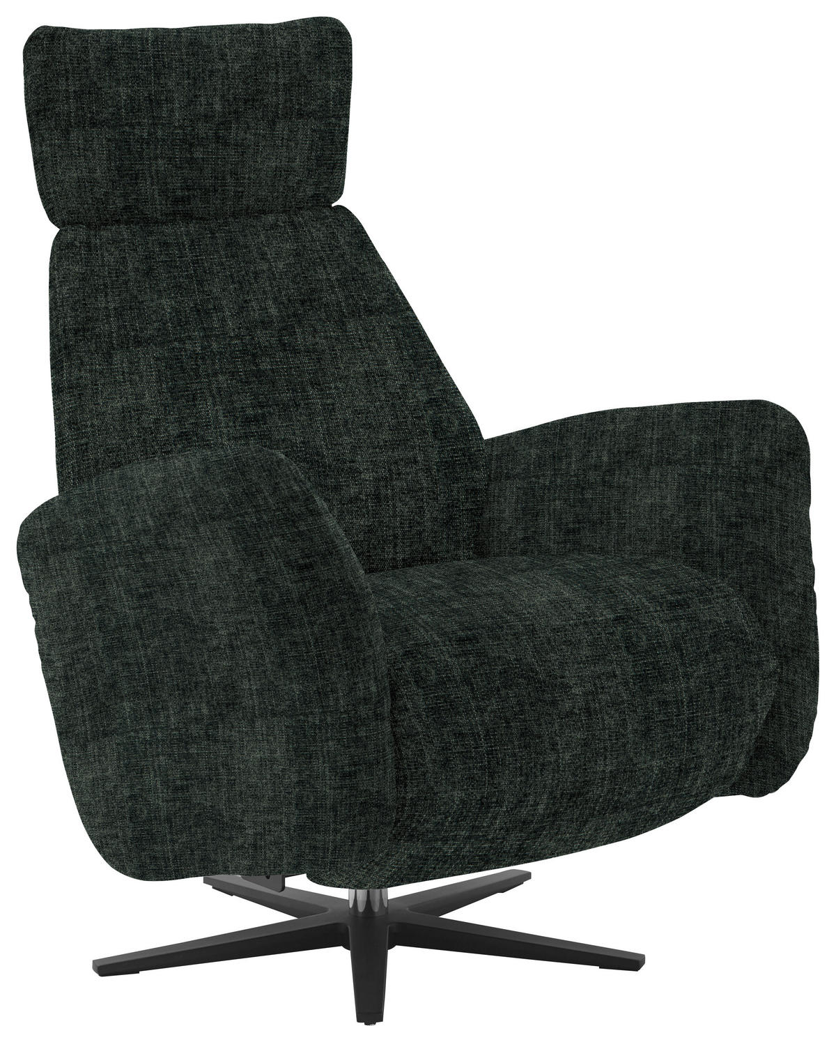 RELAXSESSEL in Textil Waldgrün  - Waldgrün/Schwarz, Design, Textil/Metall (78/113/90cm) - Dieter Knoll
