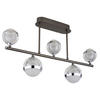 LED-DECKENLEUCHTE 65/11/37 cm   - Klar/Chromfarben, KONVENTIONELL, Kunststoff/Metall (65/11/37cm) - Globo