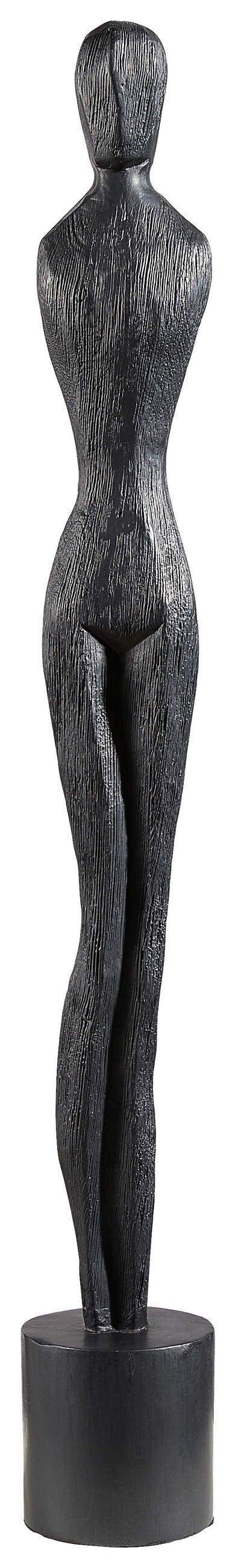Ambia Home Dekodame Schwarz 8.5x69.5x8.5 cm
