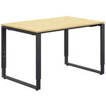 SCHREIBTISCH 120/80/68-82 cm  in Anthrazit, Hickory  - Anthrazit/Hickory, Design, Holzwerkstoff/Metall (120/80/68-82cm) - Moderano