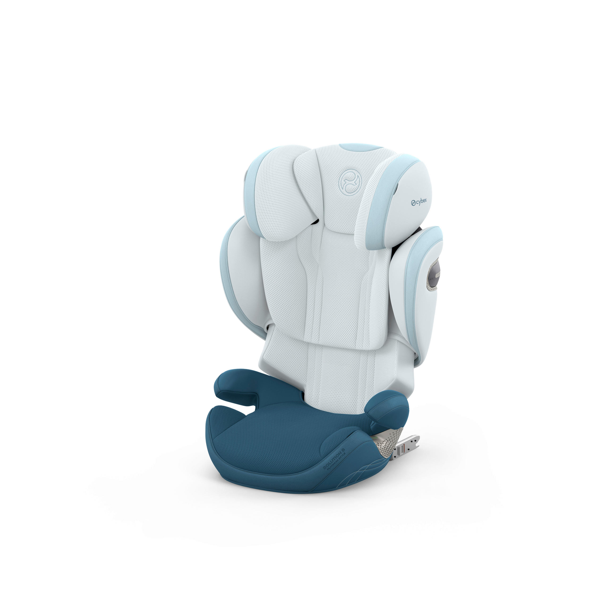 KINDERAUTOSITZ Solution S Style Opal Blue  - Blau, Basics, Kunststoff/Textil (42/49,5/61cm) - cybex PLATINUM