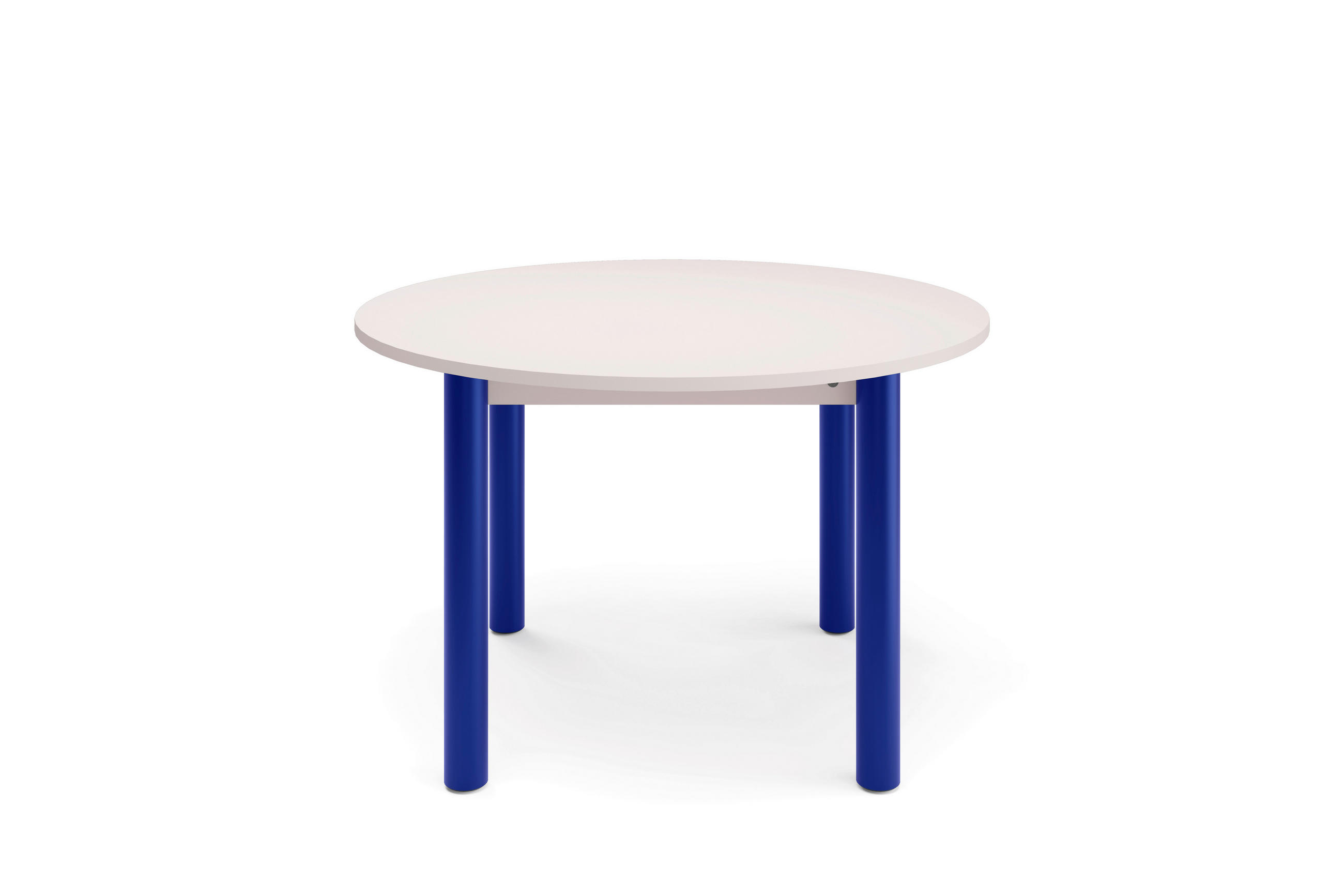 ESSTISCH in Metall, Holzwerkstoff 120/120/76 cm  - Blau/Greige, Natur, Holzwerkstoff/Metall (120/120/76cm) - Tom Tailor