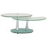 COUCHTISCH in Metall, Glas 80-128/80/40 cm - Chromfarben, Design, Glas/Metall (80-128/80/40cm) COUCHTISCH in Metall, Glas 80-128/80/40 cm - Chromfarben, Design, Glas/Metall (80-128/80/40cm)