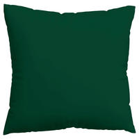 KOPFPOLSTERBEZUG WOVEN SATIN 80/80 cm  - Dunkelgrün, Basics, Textil (80/80cm) - Schlafgut