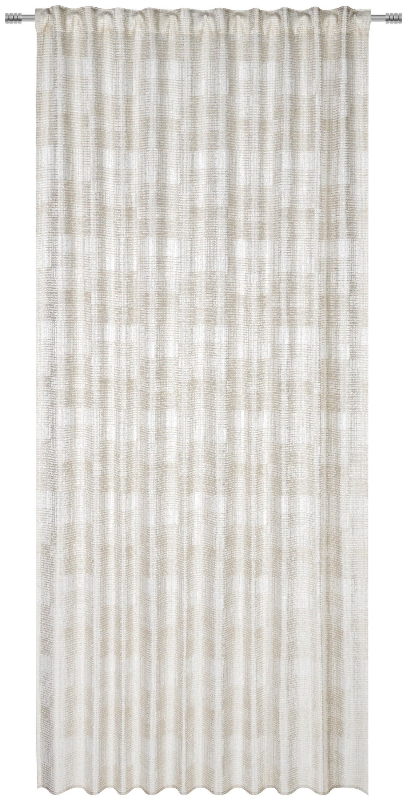 KÉSZFÜGGÖNY részben fényzáró  - natúr, Konventionell, textil (140/245cm) - Esposa