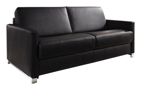 Schlafsofa In Leder Schwarz Online Kaufen Xxxlutz