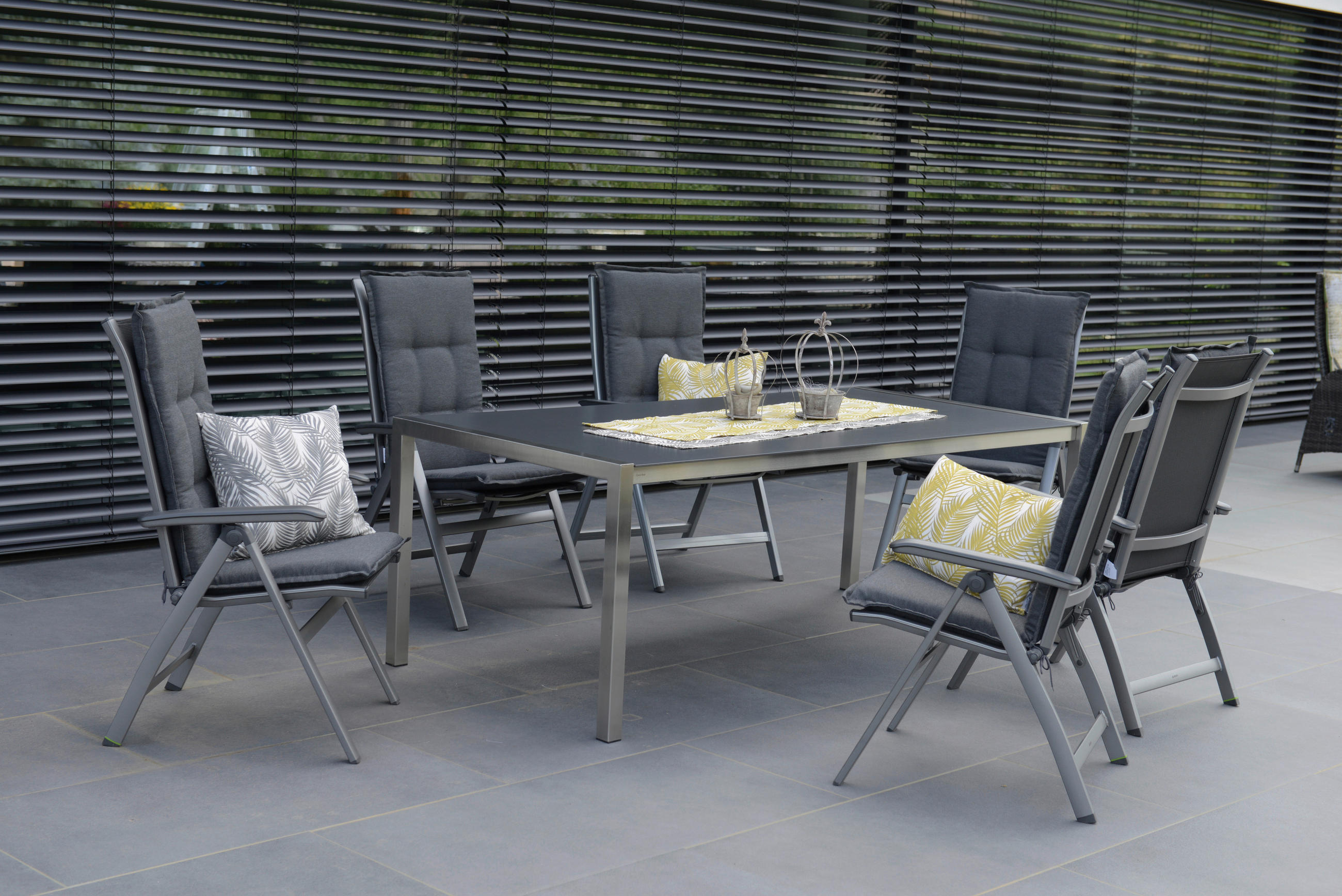 SESSELAUFLAGE Uni  - Grau, Design, Textil (50/7/120cm)