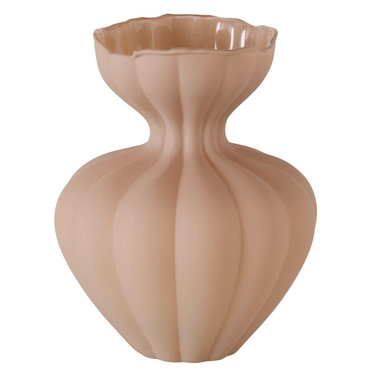 VÁZA, sklo,  - priehľadné, Basics, sklo (15/15/19cm)