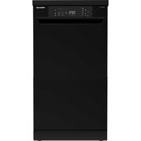 GESCHIRRSPÜLER QW-NS1DF47DB-DE  - Schwarz, KONVENTIONELL, Kunststoff/Metall (59,8/82/57cm) - Sharp