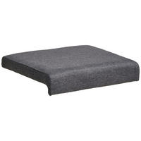 SITZKISSEN   40/5/33 cm  - Dunkelgrau, Basics, Textil (40/5/33cm) - Carryhome