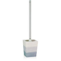 WC GARNITURA SA ČETKOM  braon, bež  plastika  - braon/bež, Dizajnerski, metal/plastika (10,0/10,0/43,0cm) - Kela