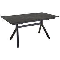 ESSTISCH rechteckig Schwarz  - Schwarz, Basics, Holzwerkstoff/Metall (180/95/76cm) - Celina Home