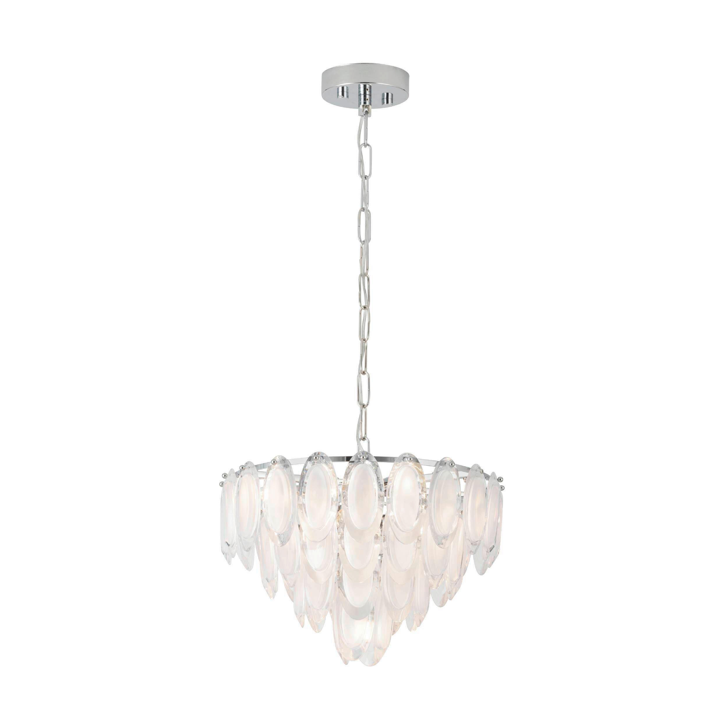 HÄNGELEUCHTE 48,5/110 cm  - Klar/Chromfarben, KONVENTIONELL, Glas/Metall (48,5/110cm) - Eglo