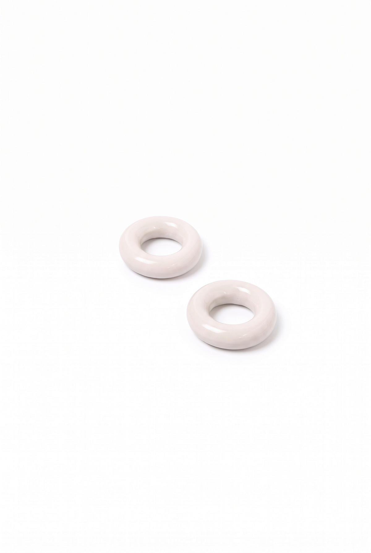 SERVIETTENRINGESET   - Grauweiß, Basics, Holz (7,5/2cm) - FYNCH-HATTON