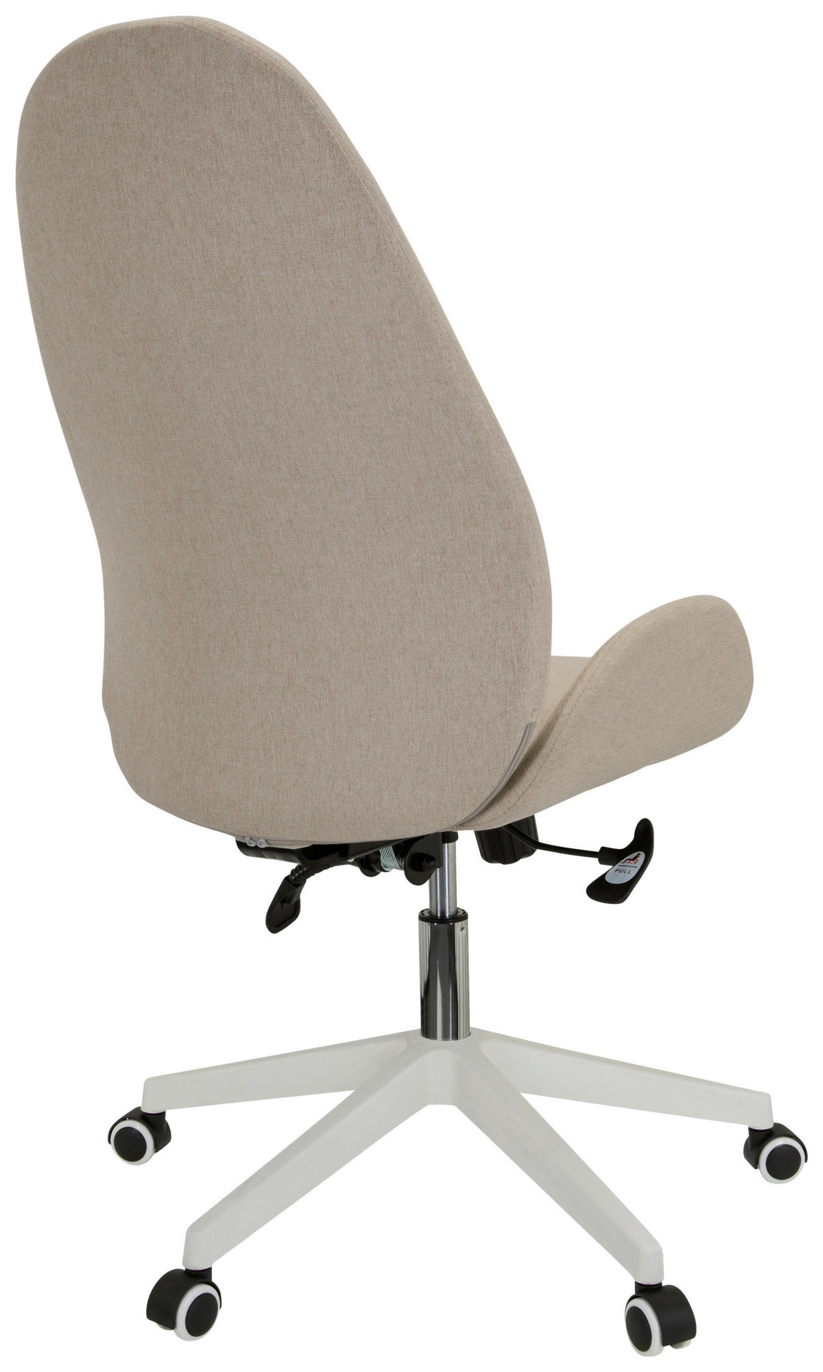 DREHSTUHL Flachgewebe Beige  - Beige/Weiß, Basics, Kunststoff/Textil (56/104/58cm) - MID.YOU