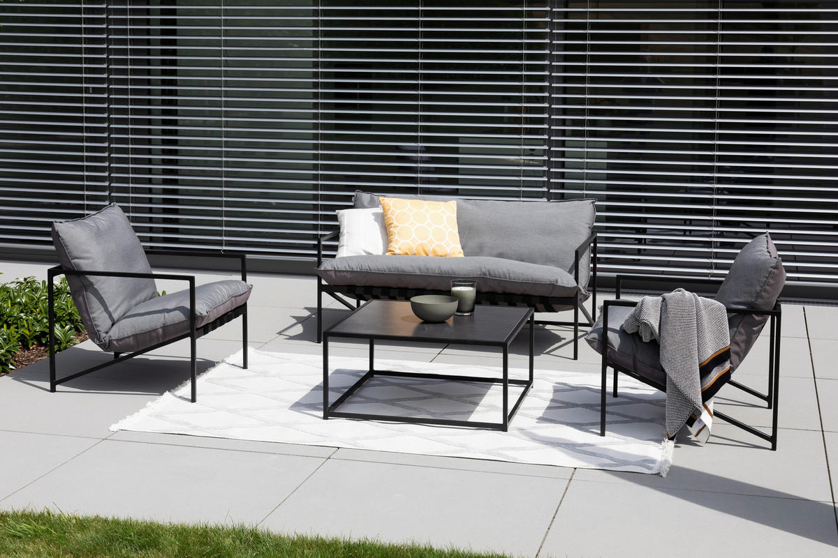 WEBTEPPICH 200/290 cm Summer Grau rechteckig  - Grau, Basics, Kunststoff/Textil (200/290cm) - Schöner Wohnen