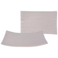 SET SERVERINGSSKÅLAR 2 delar Streat Food   - cremefärgad, Basics, keramik (24/15cm) - Creatable