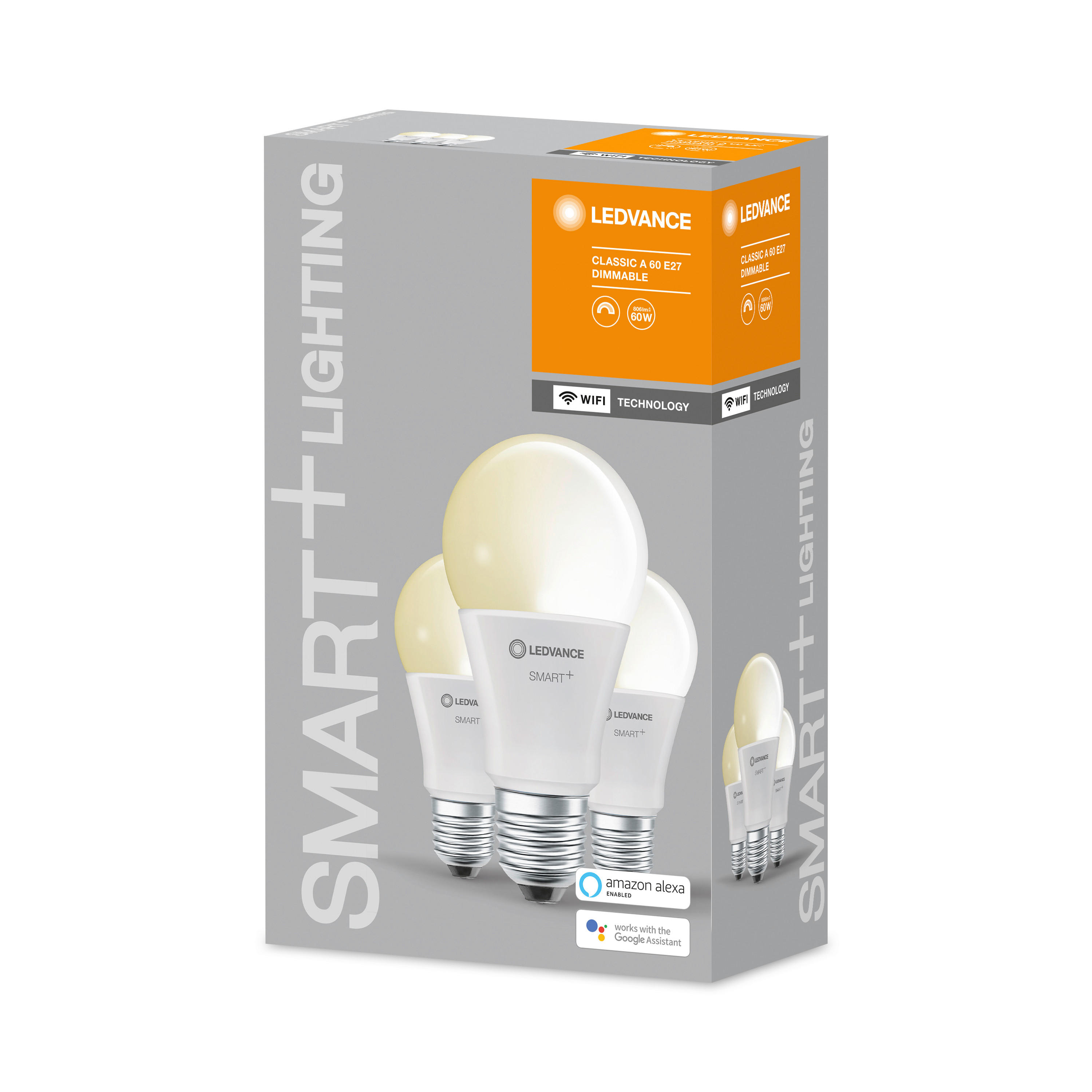 LED-LEUCHTMITTEL Smart+ WiFi Classic Dimmable E27  - Weiß, Basics, Glas/Kunststoff (6/11,5cm) - Ledvance