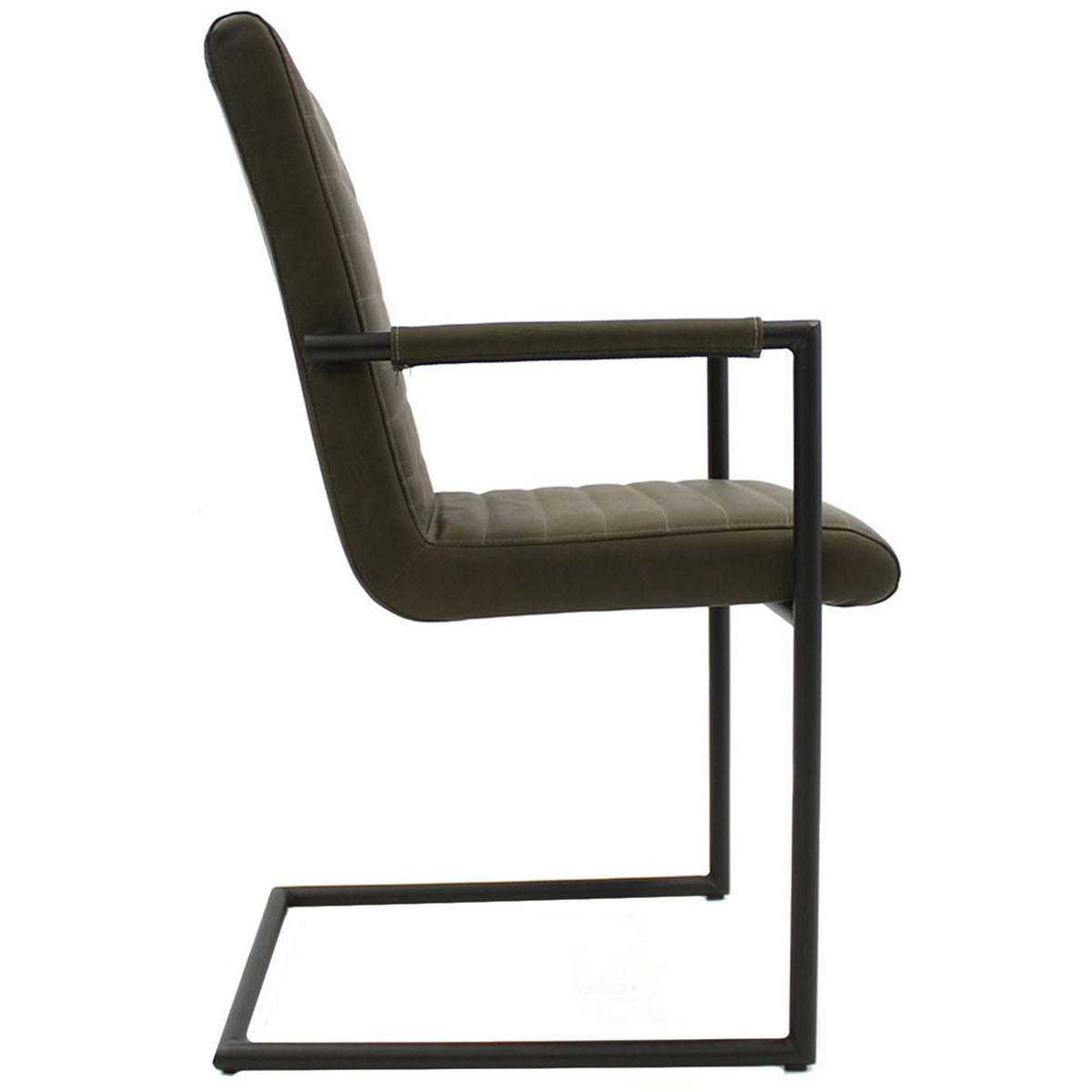 SADA STOLIČIEK S PODRÚČKAMI 2 kus - čierna/zelená, Lifestyle, kov/textil (54/97/57cm) - MID.YOU