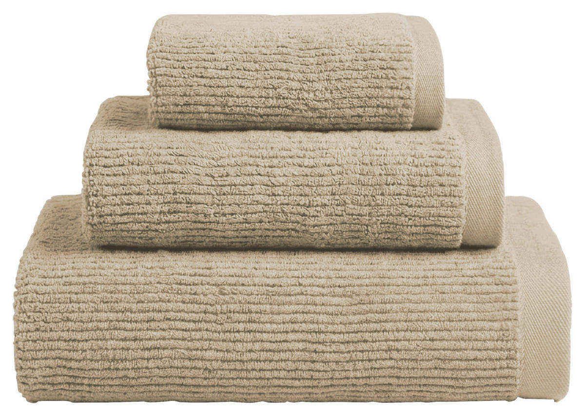 HANDTUCH 50/100 cm ELLA Beige  - Beige, Basics, Textil (50/100cm) - Esposa
