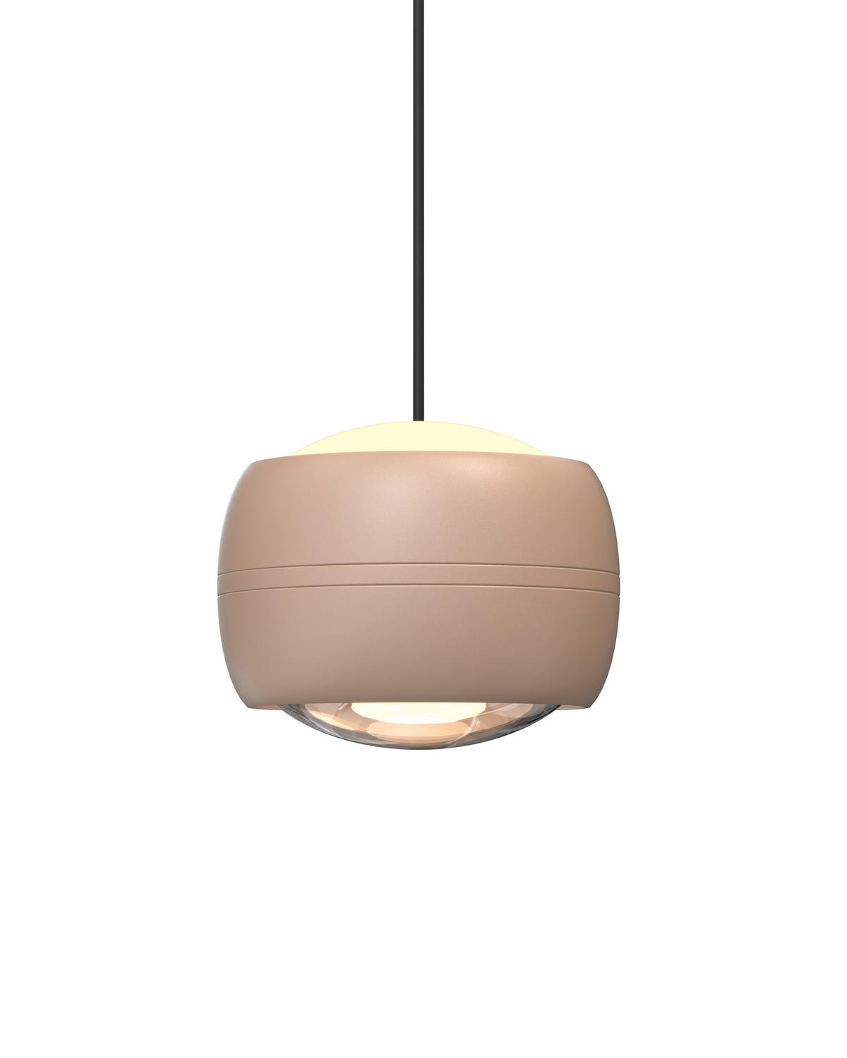LAMPĂ SUSPENDATĂ CU LED 10/10/180 cm  - nisipiu, Design, metal (10/10/180cm)