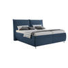 POLSTERBETT 180/200 cm  in Blau  - Blau/Weiss, Konventionell, Holz/Textil (180/200cm) - Dieter Knoll