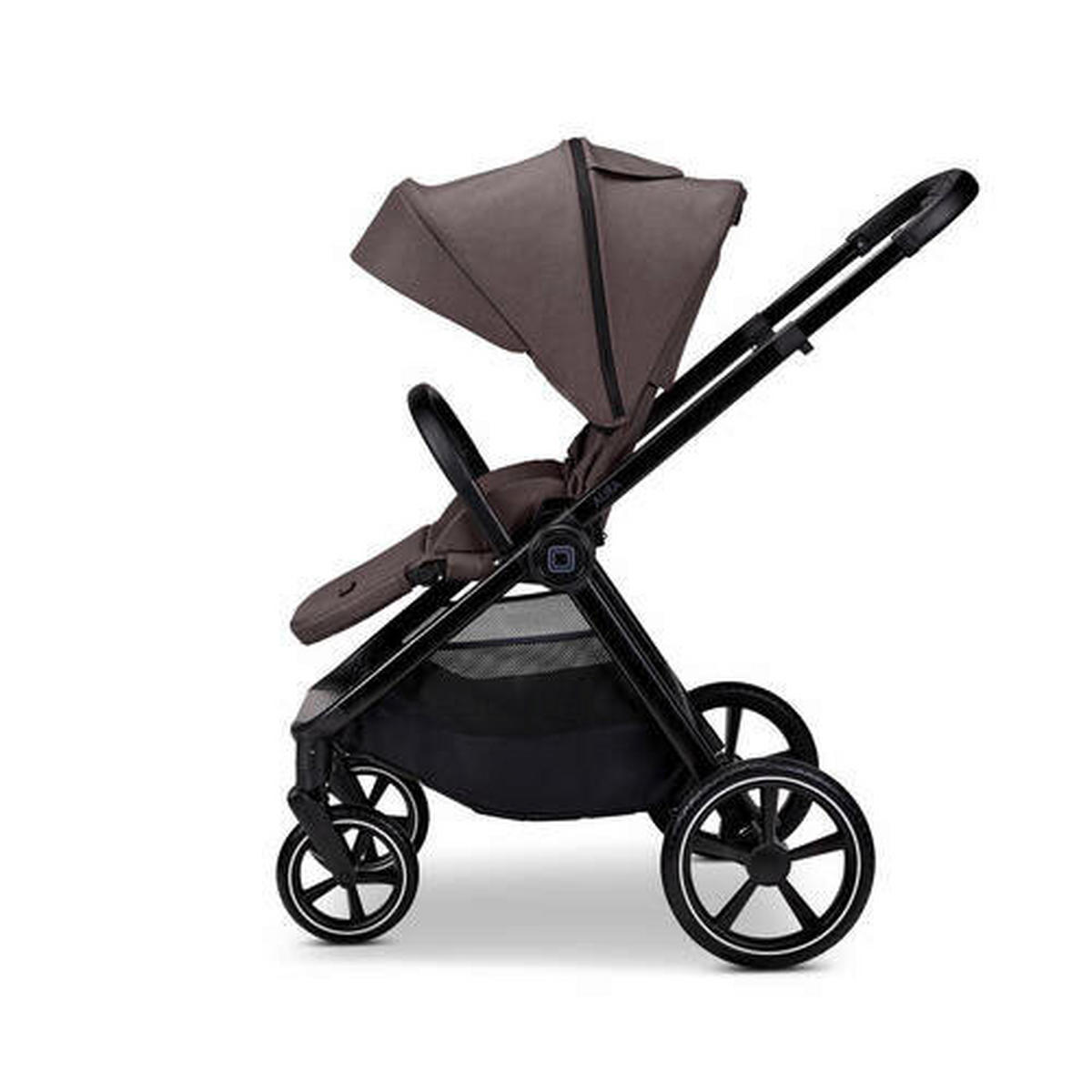 KINDERWAGENSET Aura Set  - Dunkelbraun, Basics (140/61/115cm) - Moon