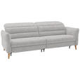 2-SITZER-SOFA in Webstoff Ecru  - Ecru/Eiche Bianco, Design, Holz/Textil (234-262/85-106/98-112cm) - Dieter Knoll