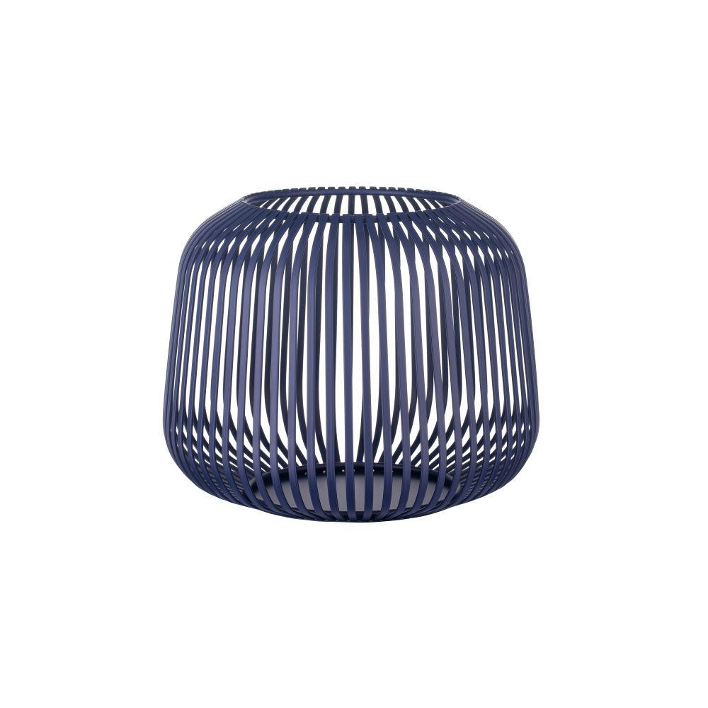 LATERNE - Blau, KONVENTIONELL, Metall (20,5/17,0/20,5cm) - Blomus