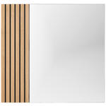 WANDSPIEGEL 85/80/4 cm - Schwarz/Naturfarben, Design, Glas/Holzwerkstoff (85/80/4cm) - Dieter Knoll